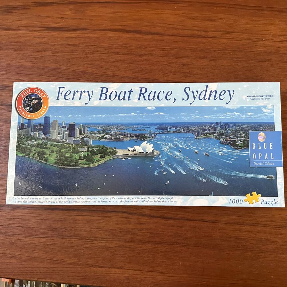 Ferry Boat Race Sydney Jigsaw Puzzle 1000 Pc
